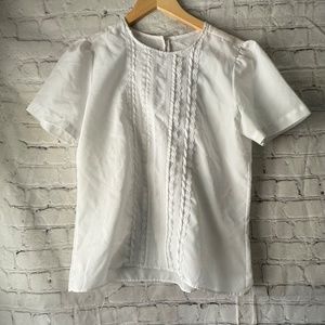 Vintage Paris Station Short Sleeve Blouse-tagged Large